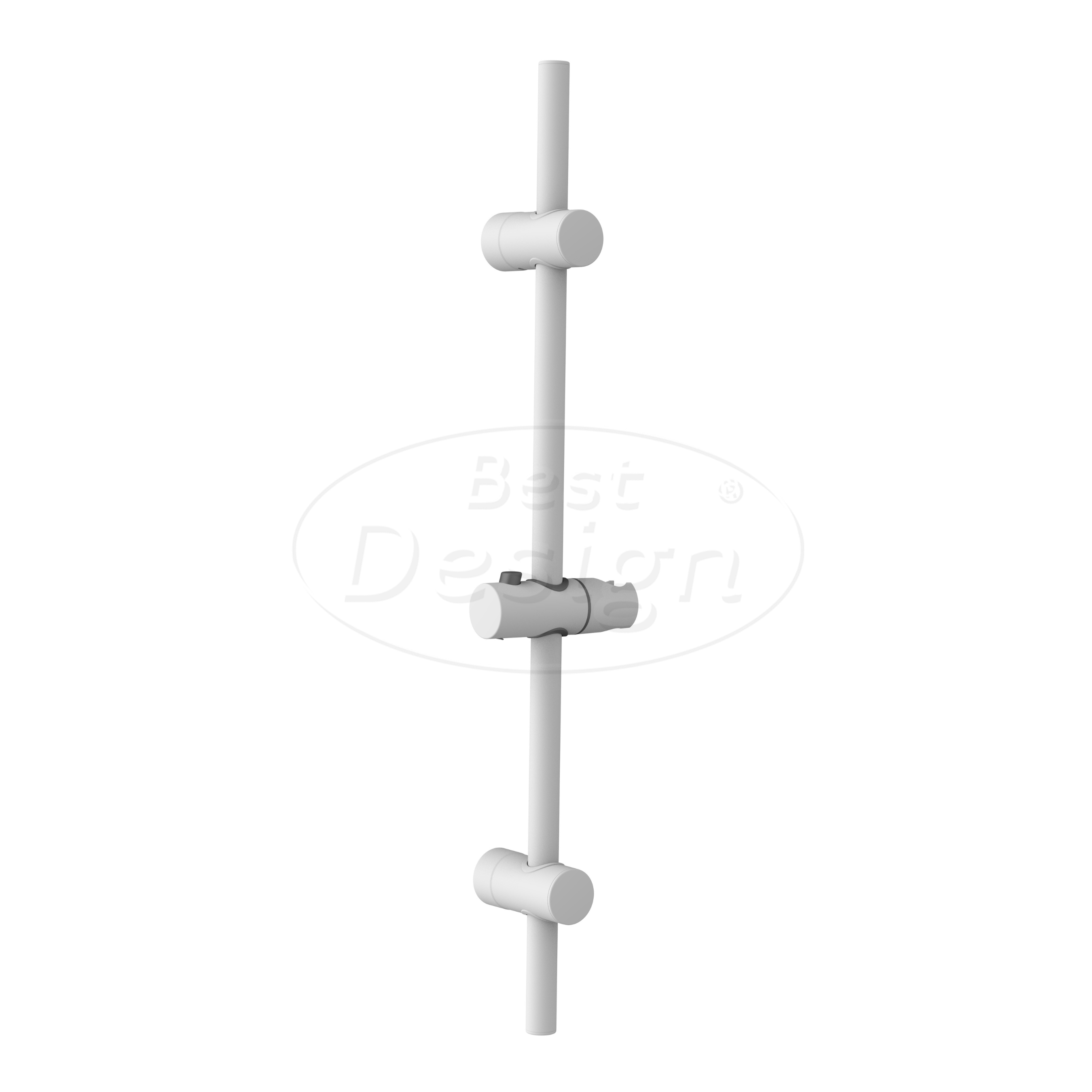 White "Vita" douche-glijstang 68 cm mat-wit - Artikelnr.: 4014210