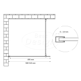 'Dalis-500-Moya' inloopdouche NANO 8mm glas gunmetal - Artikelnr.: 4014980