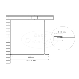 'Dalis-700-Ore' inloopdouche NANO 8mm glas RVS - Artikelnr.: 4015240