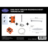 "One-Pack" inbouw-regendoucheset "Verona-M-200" - Artikelnr.: 4005260