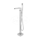 Chrome "Ducta" vrijstaande waterval badkraan H=92 cm - Artikelnr.: 4001240