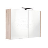 "Happy-Halifax" MDF spiegelkast + verlichting 80x60cm - Artikelnr.: 4014640