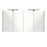 "Happy-Grey" MDF spiegelkast + 2 x verlichting 120x60cm - Artikelnr.: 4014740