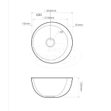 "Round" fontein diam: 25cm - Artikelnr.: 3897210