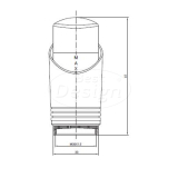 luxe thermostaatknop M-30 - Artikelnr.: 3860060