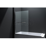 "Erico" badwand incl.handd-beugel 80x140cm NANO glas 6mm - Artikelnr.: 3875230