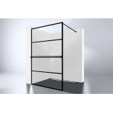 "Noire 1200 screen" inloopdouche Walk-In 1200x2000x10mm - Artikelnr.: 4006570