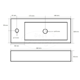 "One Pack" fonteincombinatie "Bicolor-Nancy" Mini-Block Rechts - Artikelnr.: 4019100