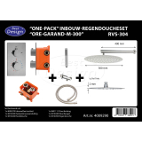 "One-Pack" inbouw-regendoucheset "Ore-Garand-M-300" - Artikelnr.: 4009290