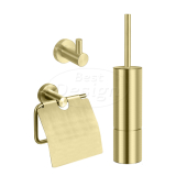 One-Pack toilet accessoires set "Nancy" mat-goud - Artikelnr.: 4011950