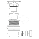 "Jacky" doucheplug 90/114 mm (knelwartel) - Artikelnr.: 4003680