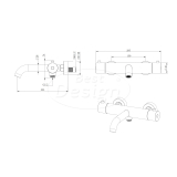 "Ore" opbouw badthermostaat RVS-304 - Artikelnr.: 4017590