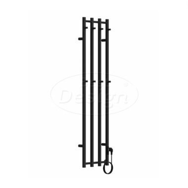 Best-Design "Velten-Black" Elektrische radiator 1405 x 346 mm mat-zwart - Artikelnr.: 4018230