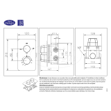 "One-Pack" inbouw-regendoucheset "Dijon-M-300" Sunny Bronze - Artikelnr.: 4019170