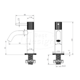 "High-End Chrome" toiletkraan chroom - Artikelnr.: 4018950